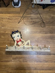 Vintage super selten Bikini Betty Boop Wandbehang Regal groß 26" *LESEN* - Bild 1 von 12