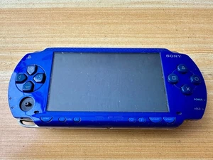 Sony Playstation Portable PSP 1000 Cobalt Indigo Blue Handheld System Console - Picture 1 of 5