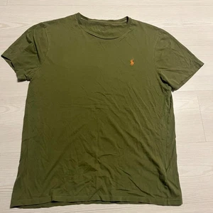 Polo Ralph Lauren t shirt uomo grande verde oliva pony manica corta vestibilità personalizzata - Foto 1 di 10
