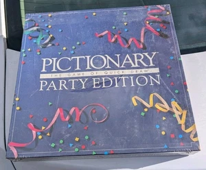 Pictionary Party Edition The Game of Quick Draw 1989 New Sealed Rare - Picture 1 of 2