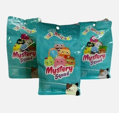 Kellytoy Squishmallow 5" Mystery Squad Blind Bag New Sealed Lot of 3 - Image 1 of 4