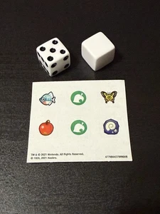 Monopoly Animal Crossing New Horizons Replacement Dice Numbered & Sticker Die - Picture 1 of 1