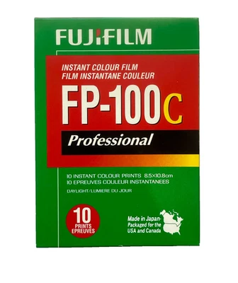 Fuji Instant Pack Film FP-100c Color Pack Film - EXPIRED 02/2018 Cold Stored - Image 1 of 4