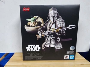 STAR WARS TAMASHII NATIONS BANDAI RONIN MANDALORIAN BESKAR GROGU BRAND NEW - Picture 1 of 10