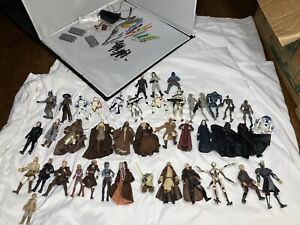 Star Wars 3.75 Hasbro Kenner Action Figures Lot w/ Accessories Read Desc. AS IS