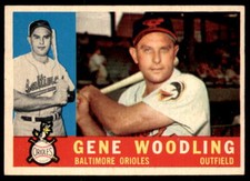 1960 Topps #190 Gene Woodling EX/EXMT
