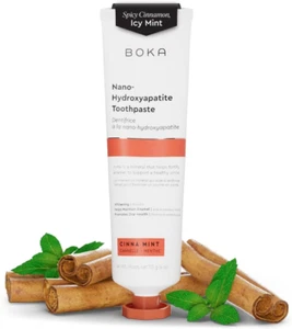 Boka Fluoride-Free Toothpaste - Nano Hydroxyapatite - Cinna Mint - 4oz - Picture 1 of 8