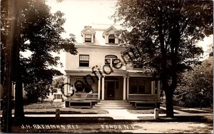 Real Photo Rathman Residence At Fonda Montgomery County New York NY RPPC G541 - Picture 1 of 3