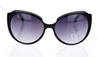 DIANE VON FURSTENBERG Womens DVF525S Black Cat Eye 58mm Sunglasses 132499 - Image 1 of 4