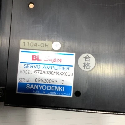 Sanyo Denki 67ZA030MXXXC00 BL Servo Amplifier Removed From The Working Machine - Image 1 of 4