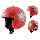 Ls2 Spitfire Spark Matte Prime Red Motorcycle Helmet