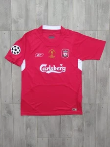 MAGLIA LIVERPOOL GERRARD FINALE CHAMPIONS 2005 ISTANBUL REEBOK MILAN RETRO - Imagen 1 de 6