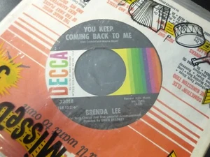 Brenda Lee-You keep coming back to me/Coming on Strong 45 RARE SEALED - Picture 1 of 2