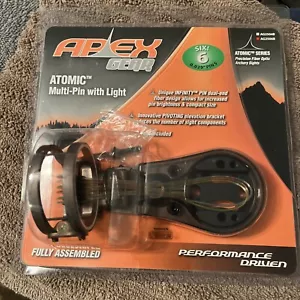 Apex Gear Atomic Multi Pin With Light (6pins) archery sight - Picture 1 of 2