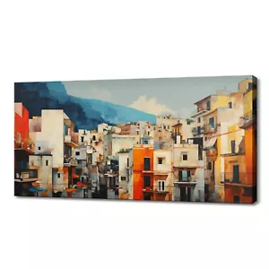 Palermo Stadt Sizilien Italien Sonnenuntergang Skyline Sehenswürdigkeiten Leinwanddruck Bild Wandkunst - Bild 1 von 9