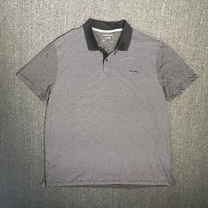 Camisa Polo Calvin Klein Liquid Touch Para Hombre Talla XL Gris Rayas Manga Corta - Imagen 1 de 10