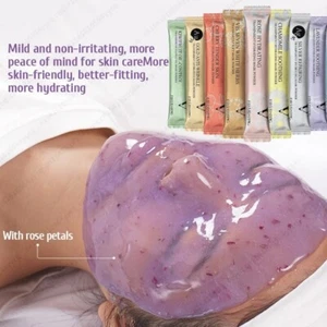 Soft Jelly Mask Powder Face Skin Care Whitening Rose Collagen Jellymask - Picture 1 of 15