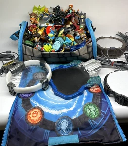 Skylanders Giants Swap Force Trap Team Portals Storage Bag Rare Figures HUGE LOT - Picture 1 of 18