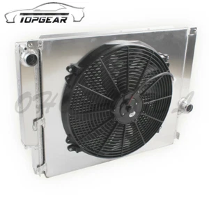 Aluminum For 1992-1999 93 BMW E36 M3 Z3 325 320 323 328 Radiator With Shroud Fan - Picture 1 of 7