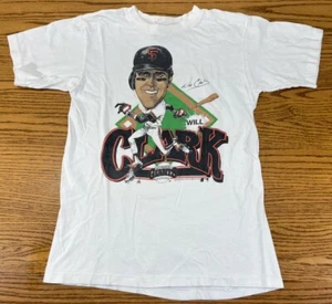 Salem Sportswear San Francisco Giants Will Clark Cartoon Grafik T-Shirt S 1989 - Bild 1 von 9