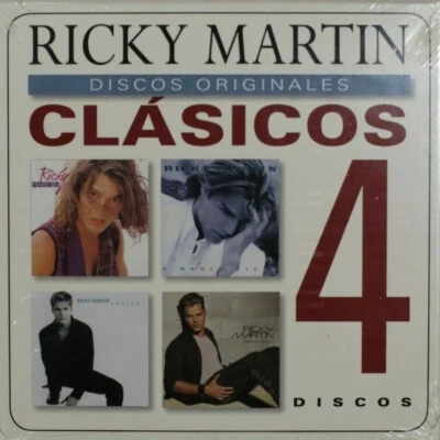 Ricky Martin Discos Originales Clasicos - 4x CD Set New Sealed CD (C1389) - Image 1 of 2