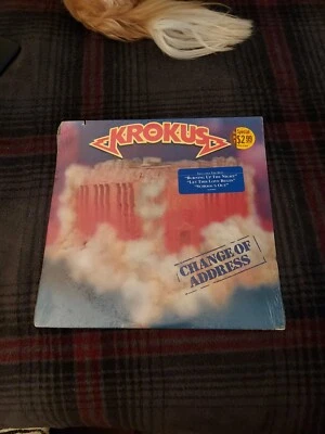 New Sealed~KROKUS~CHANGE OF ADDRESS LP Vinyl~OG 1986 Arista Records~AL8-8402 - Image 1 of 4