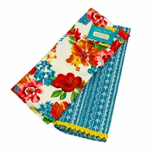 The Pioneer Woman Wildflower Whimsy Cotton Kitchen Towels Set of 2 28"x16" NWT - Picture 1 of 2