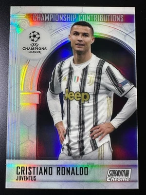 2020-21 Topps Stadium Clob Chrome Champianship Contributions - Cristiano Ronaldo - Image 1 of 2