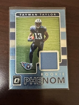 2017 Donruss #19 Taywan Taylor Rookie Phenom Jerseys - Image 1 of 2