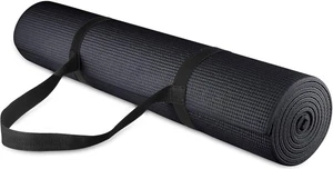 Fitvids 1/4" High Density Anti-Tear Exercise Yoga Mat with Carry Strap - Picture 1 of 10
