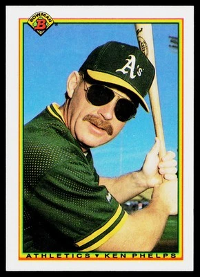 1990 Bowman Ken Phelps #462 Oakland Athletics - Image 1 of 2