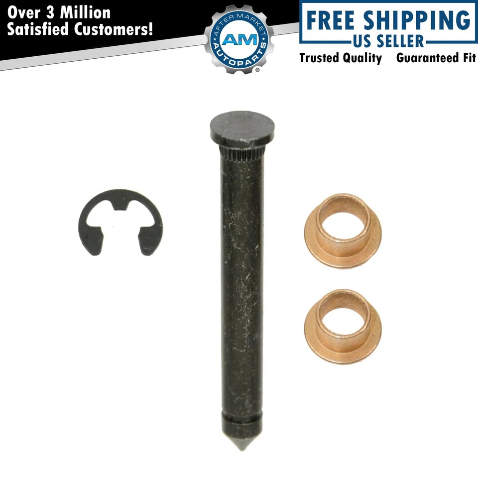 Kit de montaje de pasador y buje de bisagra de puerta Dorman (1 pin 1 clip 2 bujes) para autos GM Foto 1 de 1