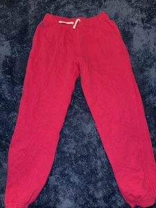 Polo Ralph Lauren Youth XL Pink Size 16 Jogging Sweatpants Little Pony - Picture 1 of 10