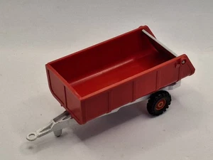 Corgi Farm Trailer Rare Red/white Tipper 1/43 1/32 #56 Kippanhanger David Brown  - Picture 1 of 7