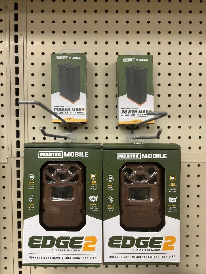 2 Moultrie Mobile Edge 2 Celular AT&T Verizon 36 MP Cámara MMC-14123 con Batería Foto 1 de 1