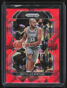 2021-22 Panini Prizm Red Ice Nicolas Batum Los Angeles Clippers #200 - Picture 1 of 2