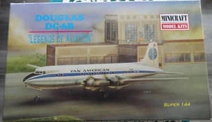 Minicraft 1/144 Douglas DC-6B PAN AM Legends of Aviation Model Kit #14442 NEW - Picture 1 of 3
