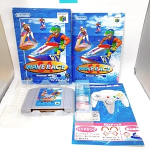 Wave Race 64 Nintendo64 Nintendo Box Manual Japan N64 Very Good Condition VG - Picture 1 of 11