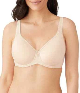 Wacoal 853192 Basic Beauty T Shirt Bra 30DDD Sand Full Fig Contour Underwire NWT - Picture 1 of 8