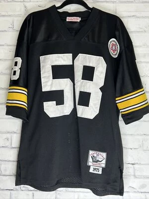 Camiseta vintage Lambert Steelers talla 50, 58 Mitchell & Ness con parche del Bicentenario Foto 1 de 4
