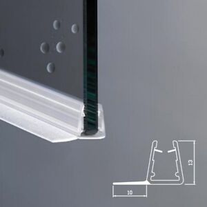 Guarnizione box doccia mt. 2 ricambio per vetro spessore 4/5 mm trasparente F