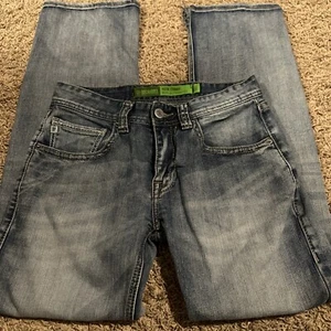 Rock n Roll Cowboy Men's 28x32 Pistol Regular Straight Leg Denim Blue Jeans - Picture 1 of 10