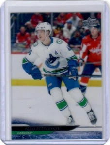 2024-25 Upper Deck Serie 2 Elias Pettersson Corte Transparente Inserto Tarjeta Canucks - Imagen 1 de 2