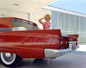 Ford Thunderbird 1958 anuncio promocional fotografía 8 x 10 - Imagen 1 de 1