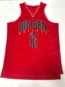 Big Ben Wallace Red Sleeveless Jersey - #3 Wallace - Large - Picture 1 of 7