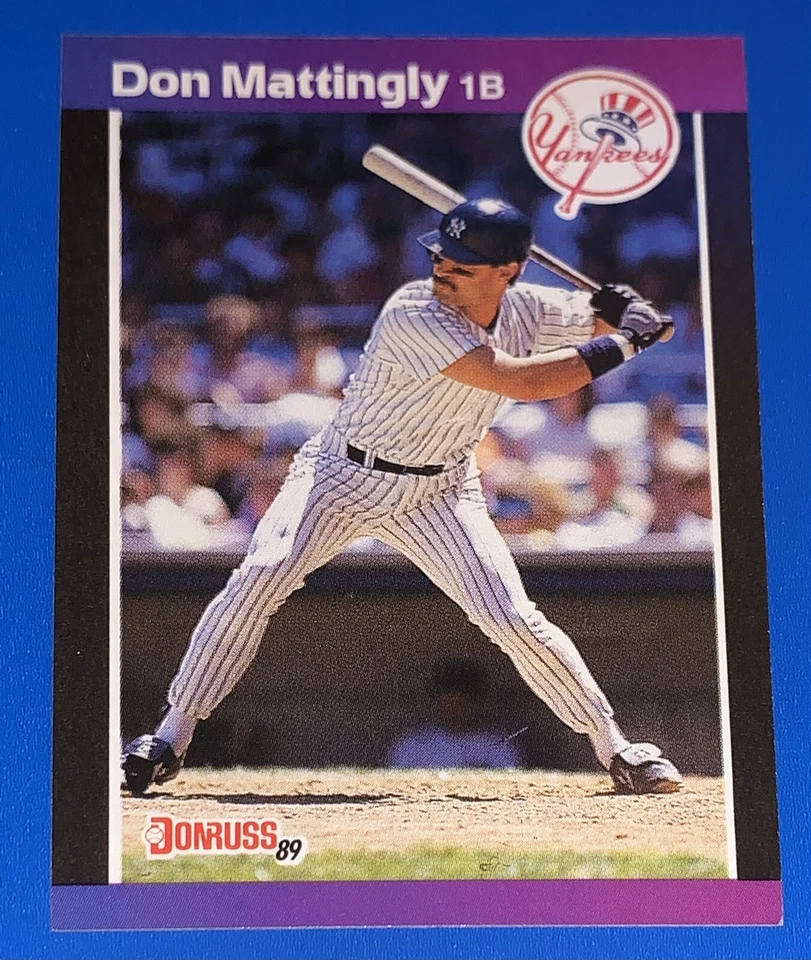 1989 Donruss Don Mattingly Baseball Card #74 New York Yankees Set Break NM-MINT - Image 1 of 1