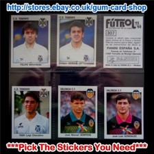 PANINI - FÚTBOL ESTRELLAS DE LA LIGA 93/94 (300-420) *PLEASE SELECT STICKERS*
