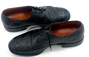 Allen Edmonds Nassau Ostendo schwarze Oxford Budapester hergestellt in den USA 9,5 EEE - Bild 1 von 13