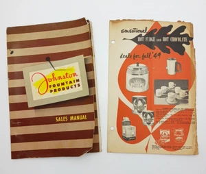 1949 Johnston Fountain Products Verkaufshandbuch, Eissirupe Fudges Toppings - Bild 1 von 12