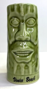 Chiki Tiki Venice Beach grün Keramik Tiki Bar Schnapsglas/Zahnstocher Halter - Bild 1 von 7